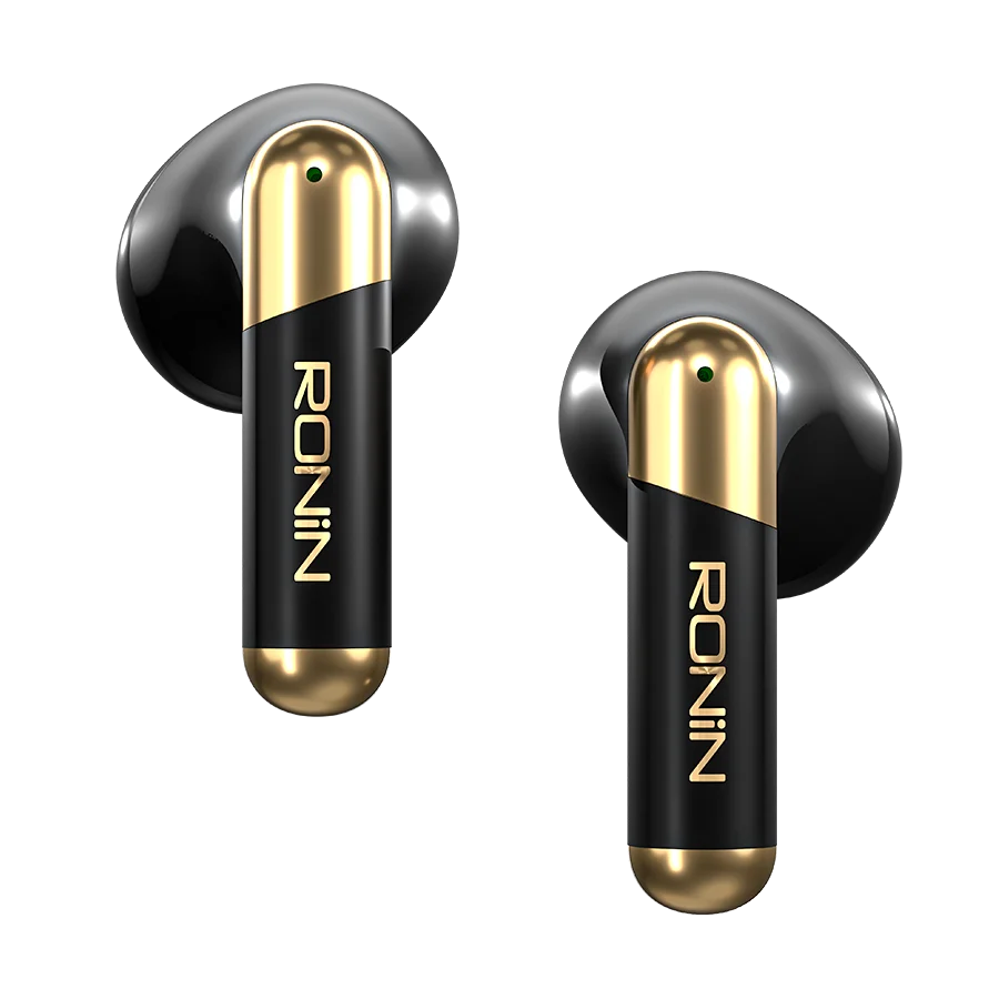Ronin Snap Transparent Crystal Case Gaming Earbuds